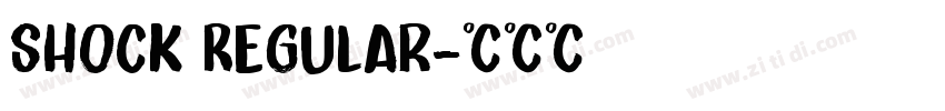 Shock Regular字体转换